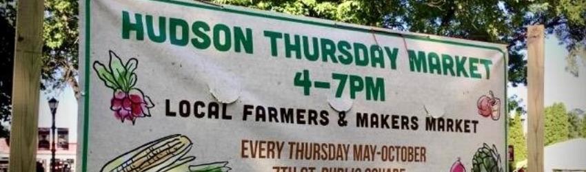 Hudson Thursday Market Opens for 10th Season